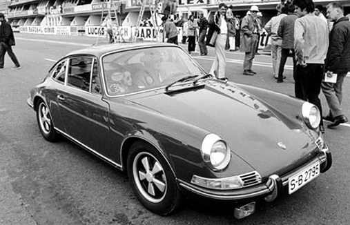  Steve McQueen in Porsche in the 1971 movie Le Mans