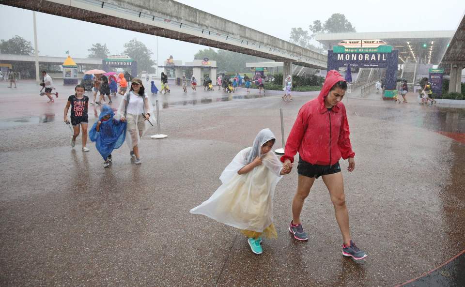  The hurricane forced the first closure of the theme park in 11 years