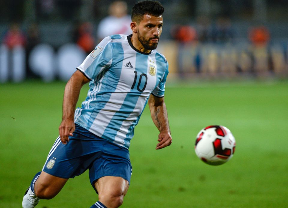  Sergio Aguero could find himself targeted by Inter