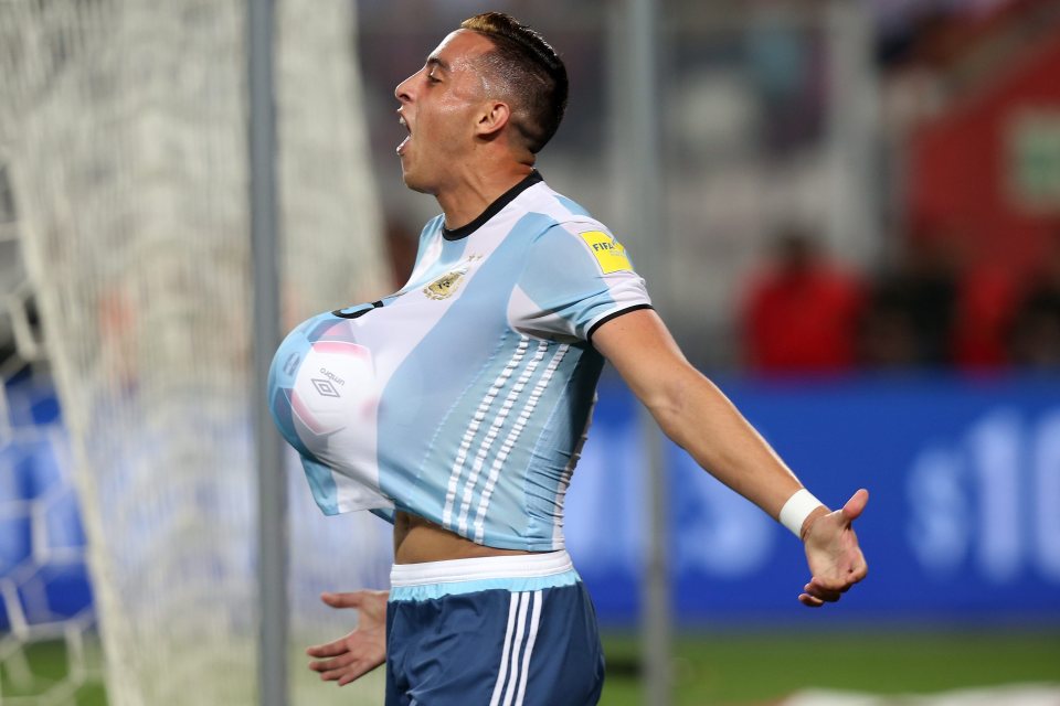  Passarella may think Ramiro Funes Mori is the daddy but he looked more the mother after scoring for Argentina against Peru last month