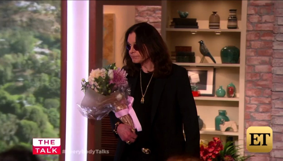  The Black Sabbath performer surprised his wife ahead of her birthday on Sunday