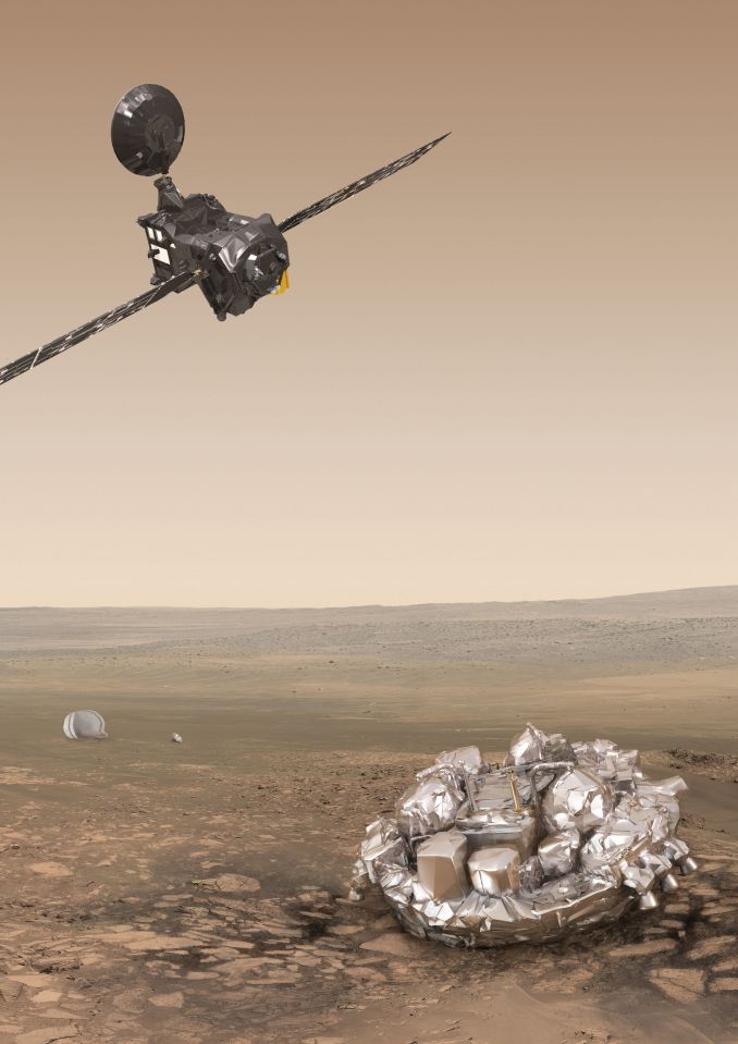  Schiaparelli probe ... despite the crash, it is hoped the mission will pave the way for a bigger venture in 2020, with a sophisticated rover to hunt for clues