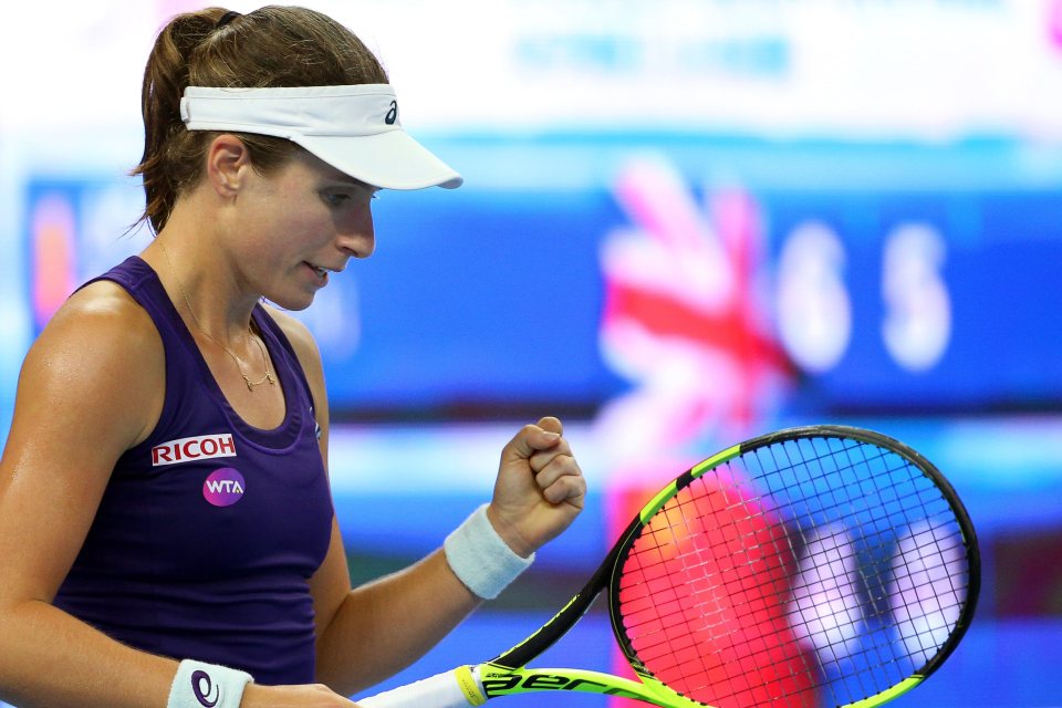  Johanna Konta could break into the top ten if she wins her semi-final against Madison Keys