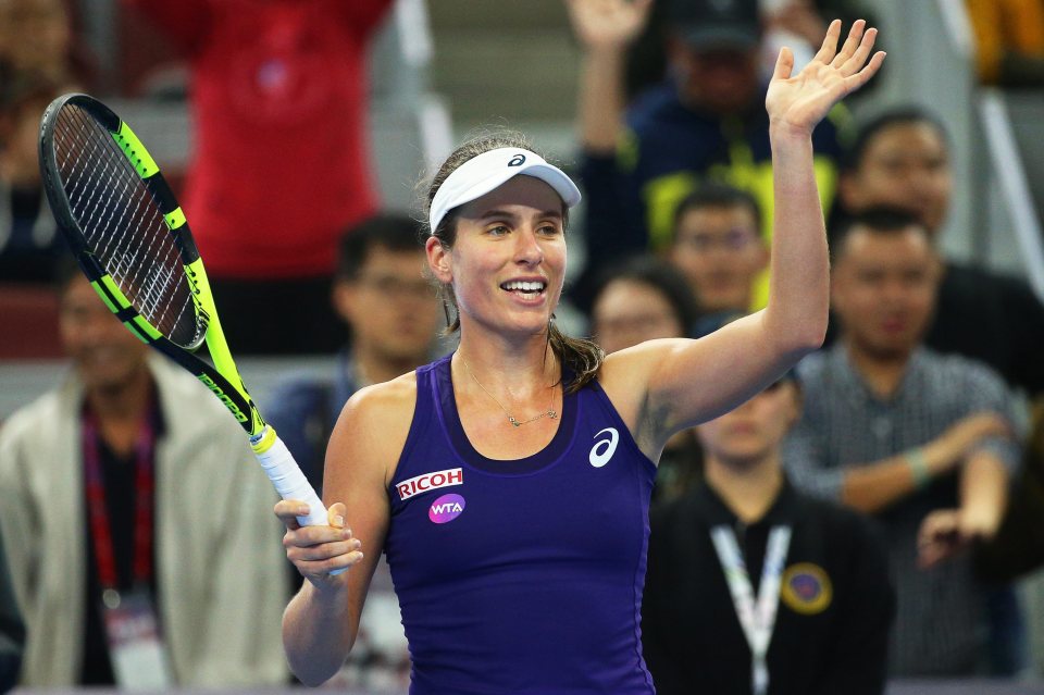  Johanna Konta is just one win away from cracking into the world's top ten