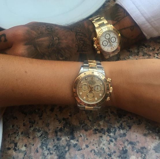  In the rant she claimed that her Rolex was a product of 'guilt'