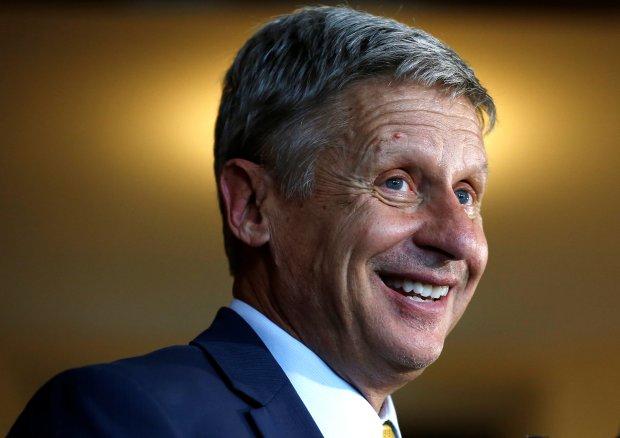 Gary Johnson could become president of the US