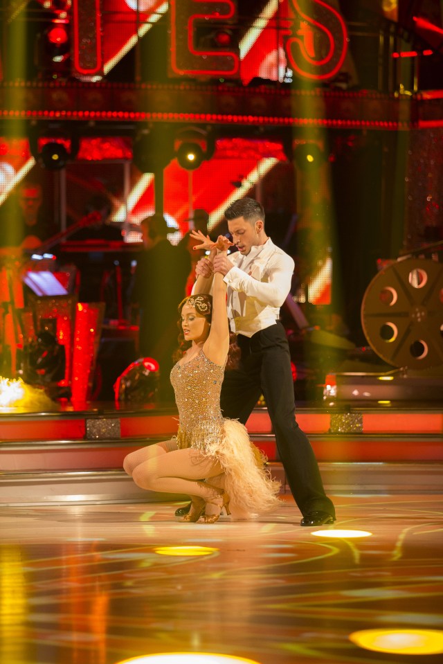  Laura and Giovanni danced to Rhythm of the Night from Moulin Rouge on Saturday's episode of Strictly Come Dancing