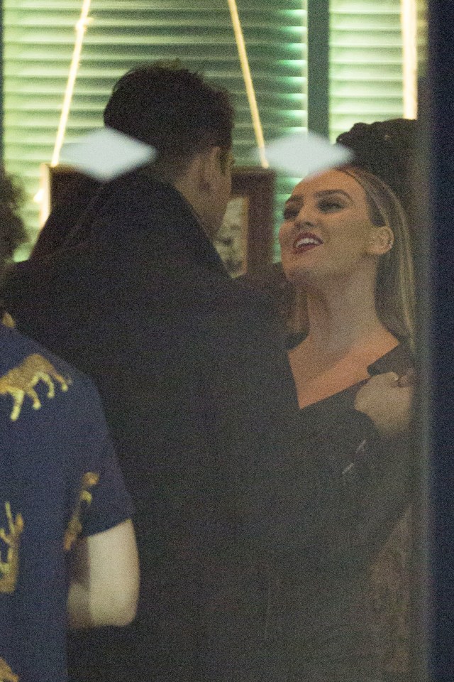  The young lovers were snapped at Leigh Anne's birthday