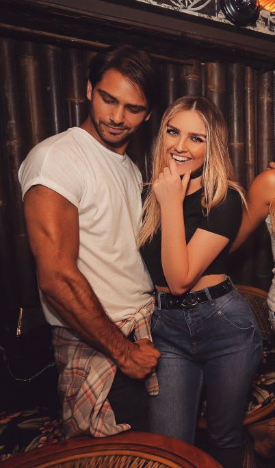  My man... Perrie with Our Girl hunk Luke Pasqualino