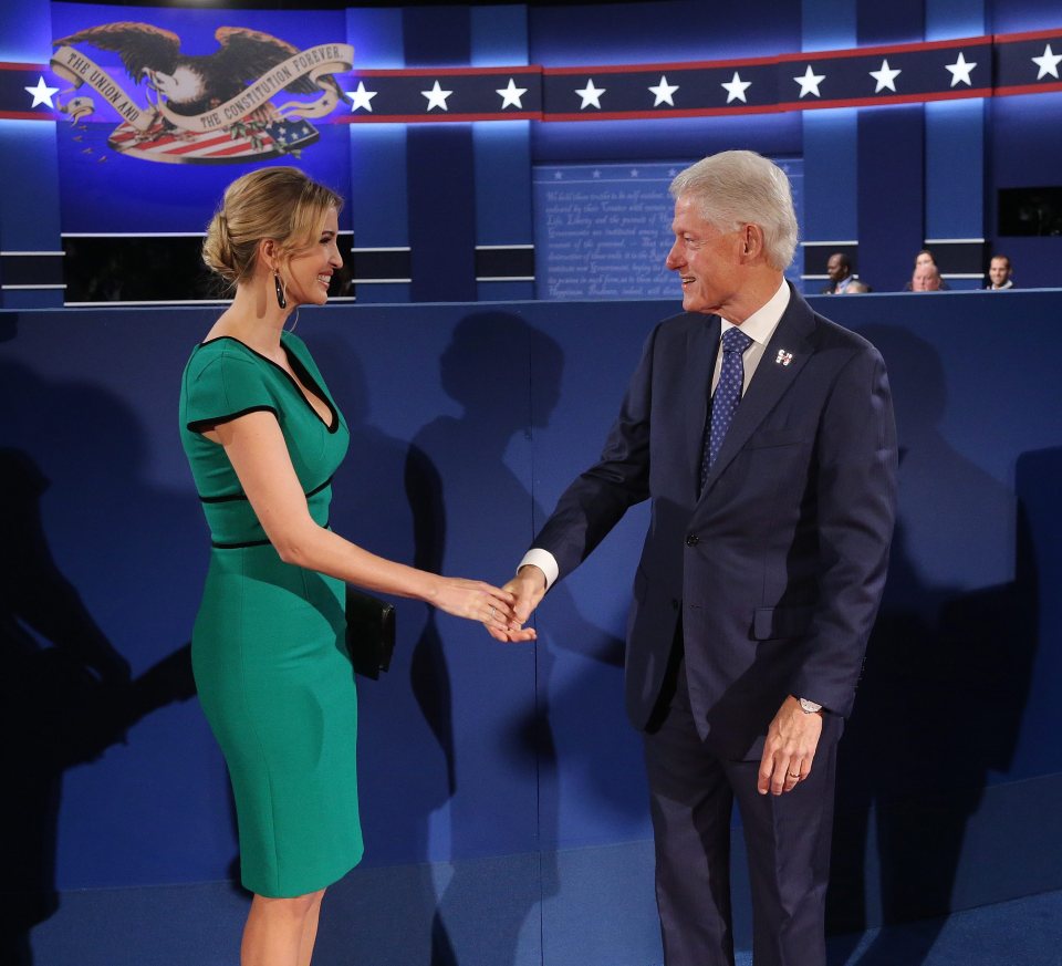  Bill Clinton, who was present at Sundays debate, has been accused of grading women