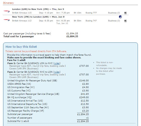  One of the charges shown when buying tickets is 'United Kingdom Air Passenger Duty'