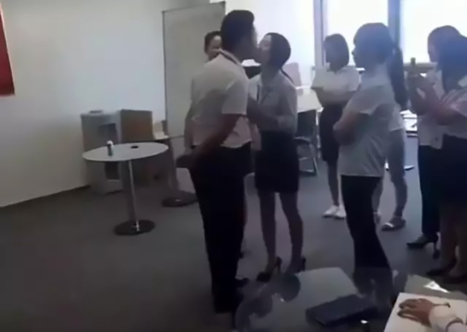  The video has sparked outrage with many commentators slamming sexism in the workplace