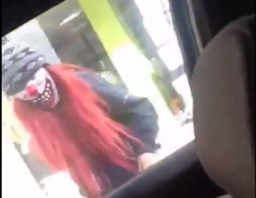  This terrifying character chased two women into a pub near Walsall, West Mids