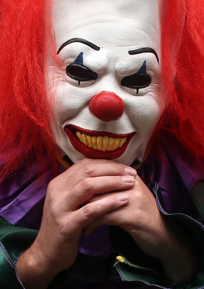  A horrified mum said her daughter came home terrified after a knife-wielding clown chased her to school (stock image)