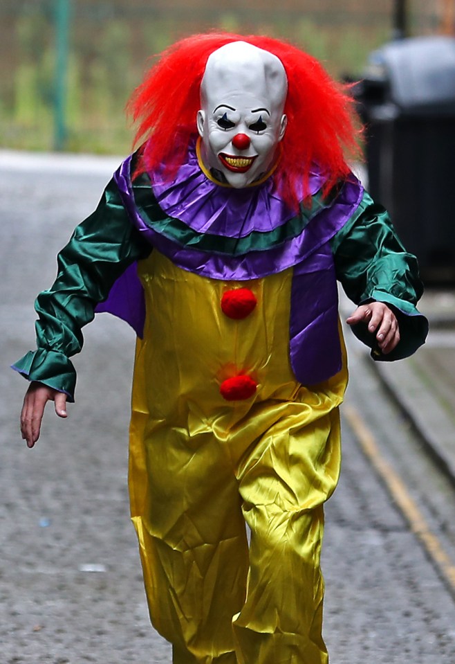  A girl was left petrified after an encounter with a group of killer clowns (Stock image)