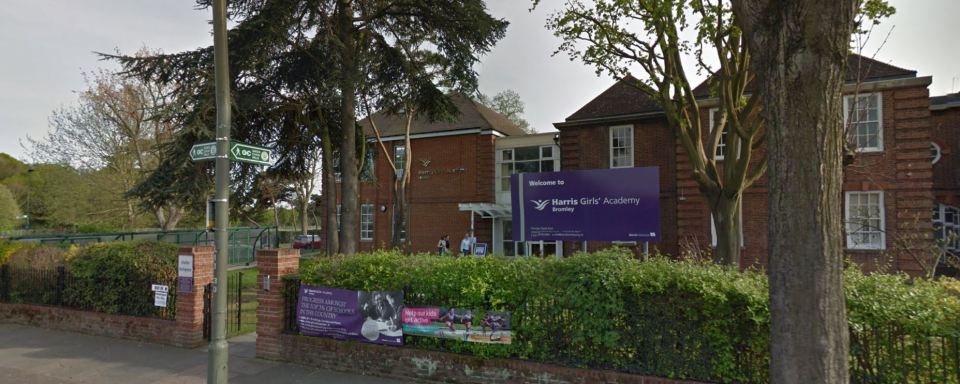  Police were called to Harris Girls' Academy Bromley on Wednesday