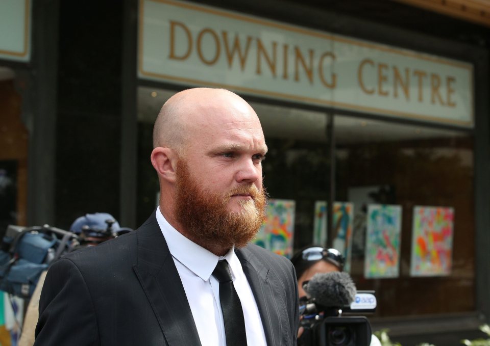  Doug Bollinger was alleged to have told Hughes 'I'm going to kill you' - he denies the allegation