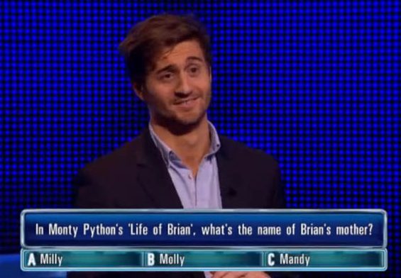 Arnie Newson appeared on The Chase last week and flirted with quiz champion The Vixen