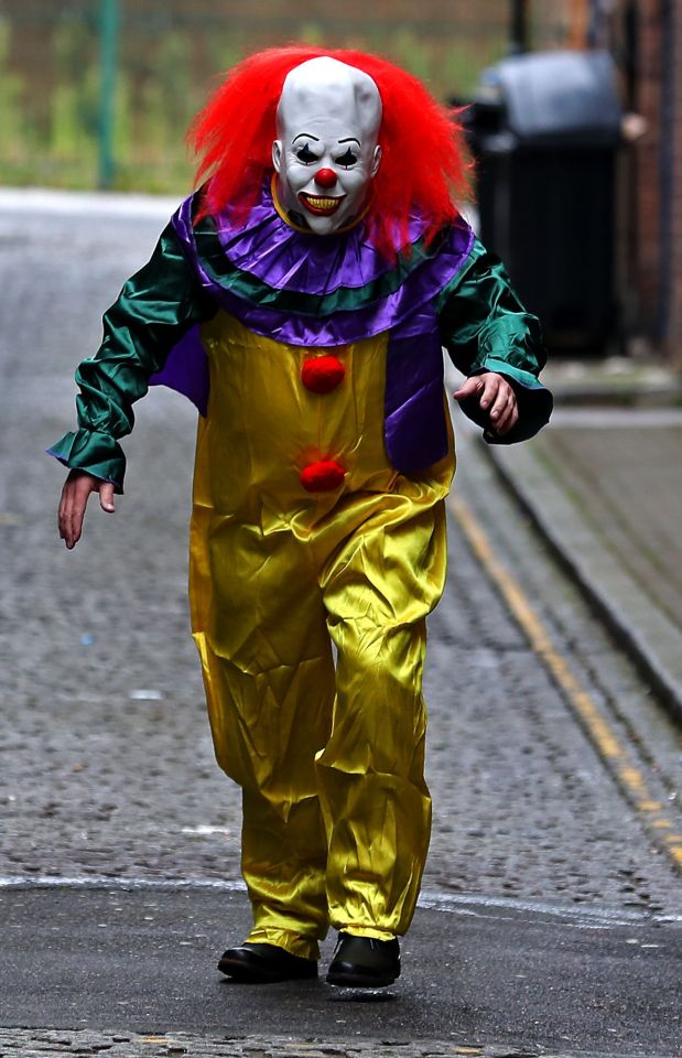  Police have warned that anyone considering dressing up as a clown could be charged (stock image)