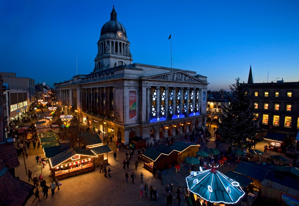  Nottingham has a traditional Victorian market