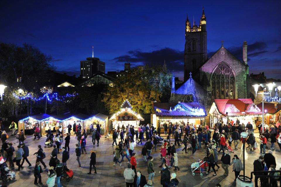  You'll find more than 80 wooden stalls on the streets of Cardiff