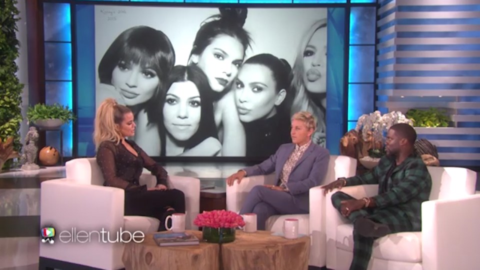  Khloe spoke to TV chat show host Ellen DeGeneres about her sister Kim and the Paris robbery