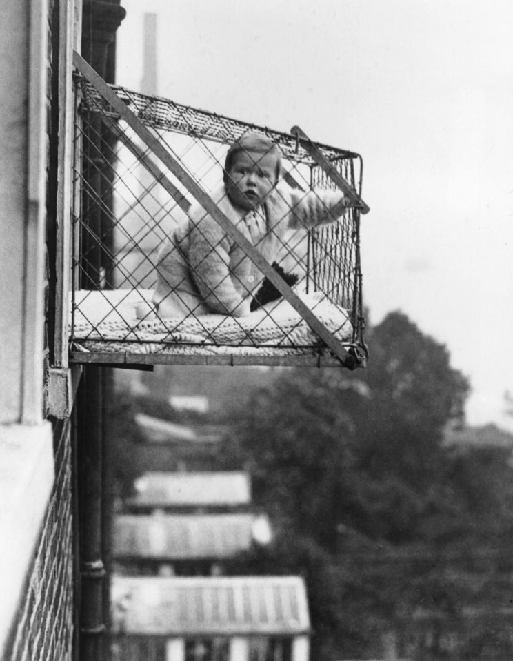 In the 1930s, 'baby cages' were a thing 