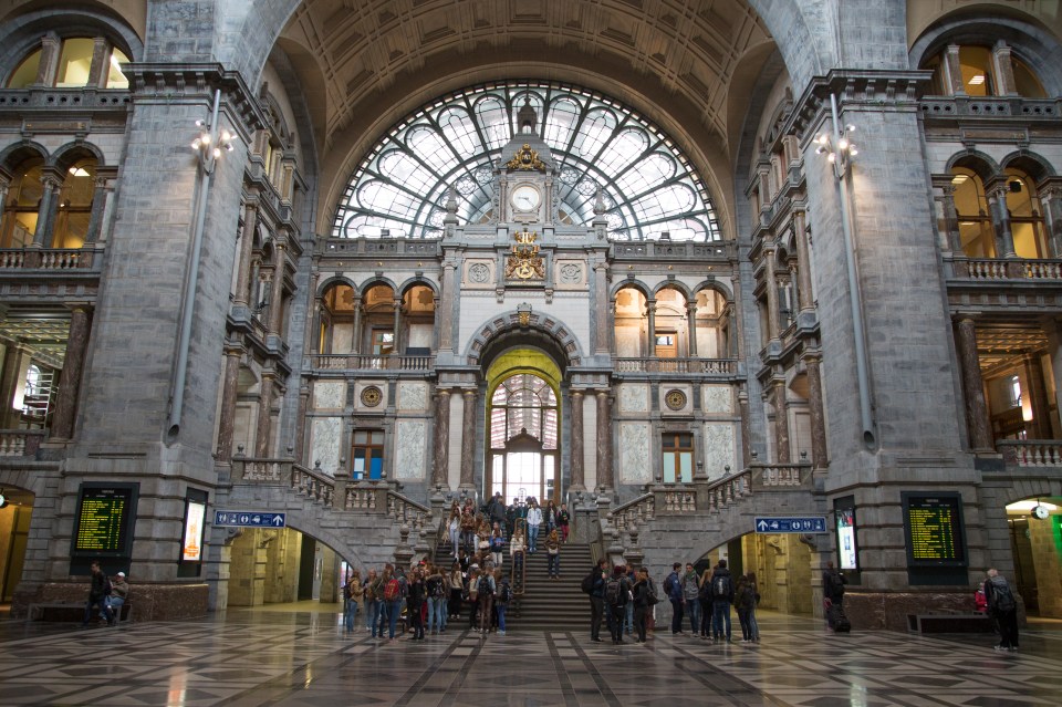 Antwerp Centraal main railway station