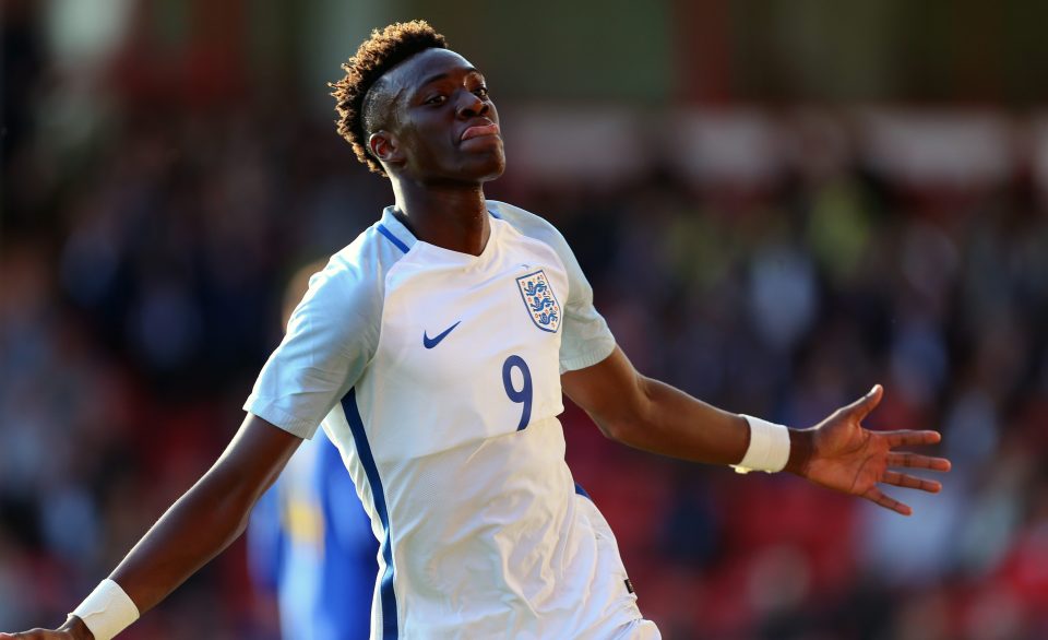  Tammy Abraham celebrates making it 5-0 and his 13th goal in 15 games