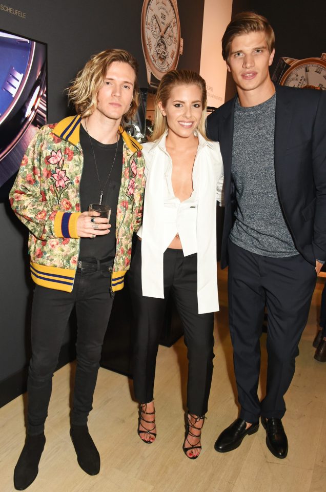  Mollie hung out at the bash with Dougie Poynter and Toby Huntington-Whiteley