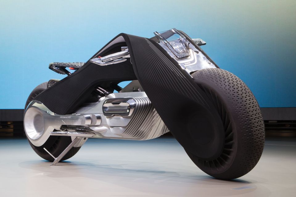  The futuristic new ride has self-stabilising technology which allows it to remain upright at a standstill