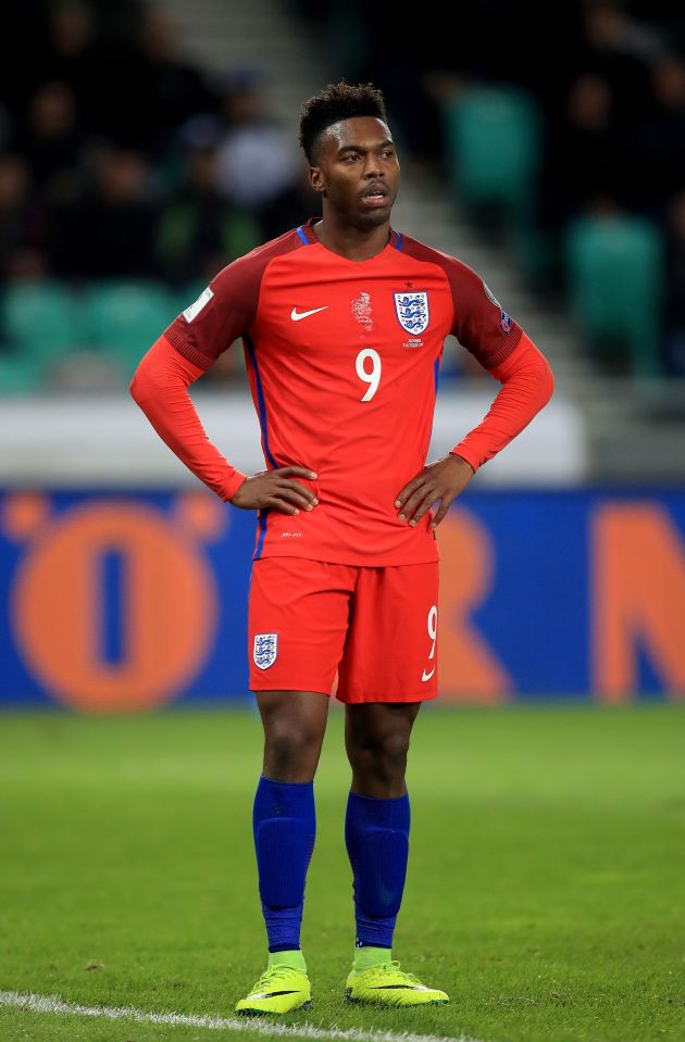  Daniel Sturridge cut a frustrated figure for England in Slovenia