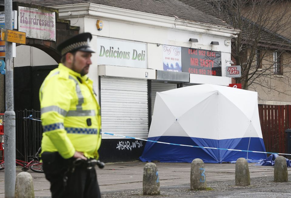  Delicious Deli in Clydebank where Paige was tragically murdered