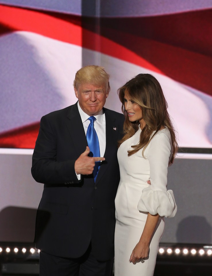  Defiant Melania also insisted she could withstand the slurs on her husband’s character