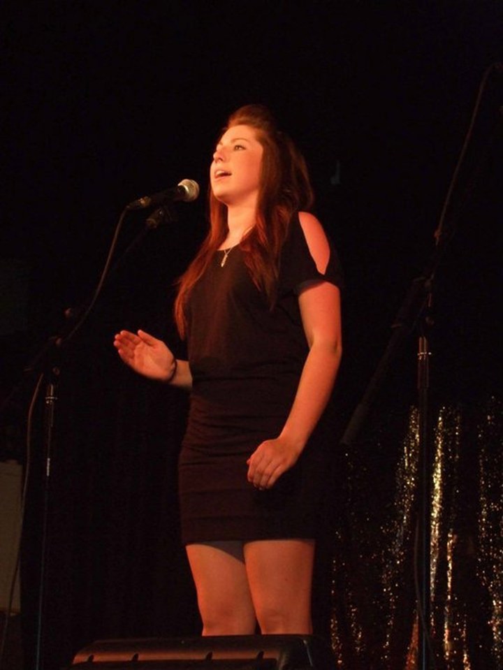 Catrin singing before the accident, which left her in a coma for months