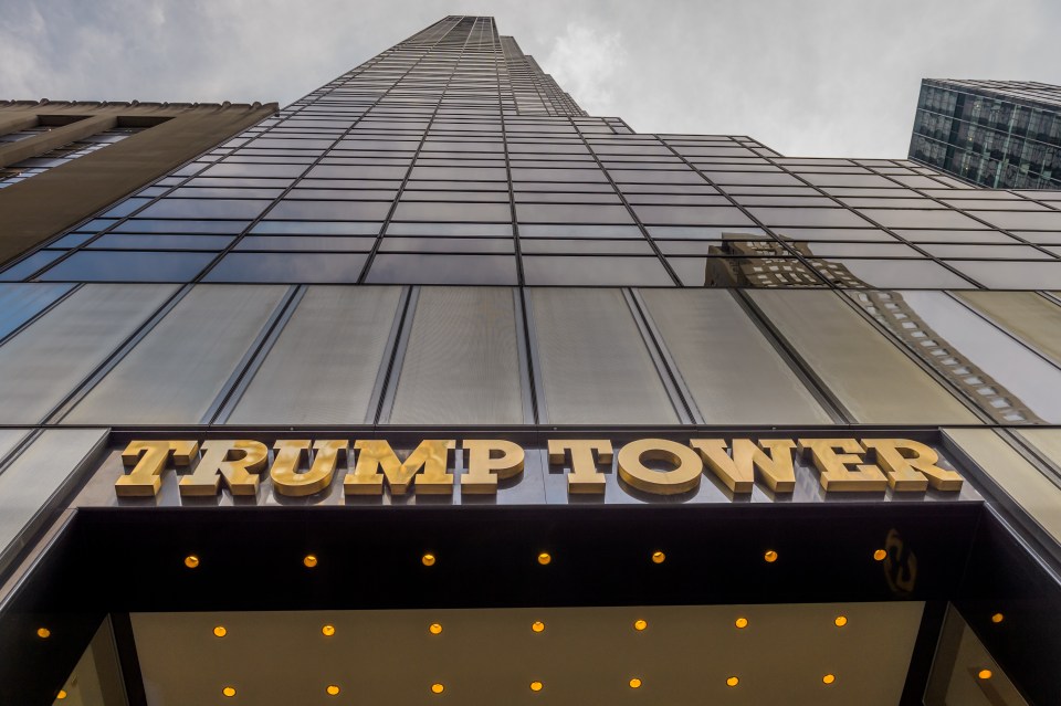  The incident was caught on tape at the Trump Tower