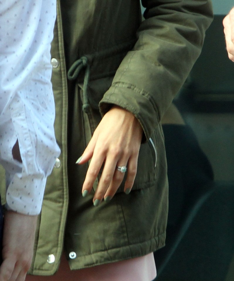  The ring is totally different to the one Joe gave her on Celebrity Juice