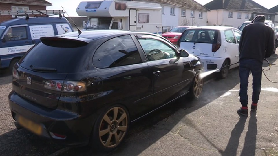  The dad-of-two was proud of his new wheels