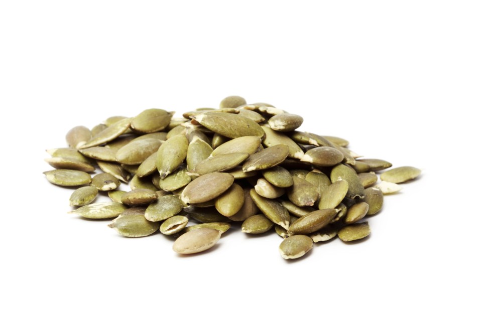  Having a packet of pumpkin seeds on hand to snack on throughout the day could give your skin the help it needs to ward off the zits