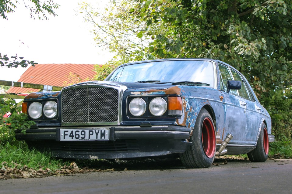  Matthew took an angle grinder to the motor ahead of this month's Cannonball Cornwall rally