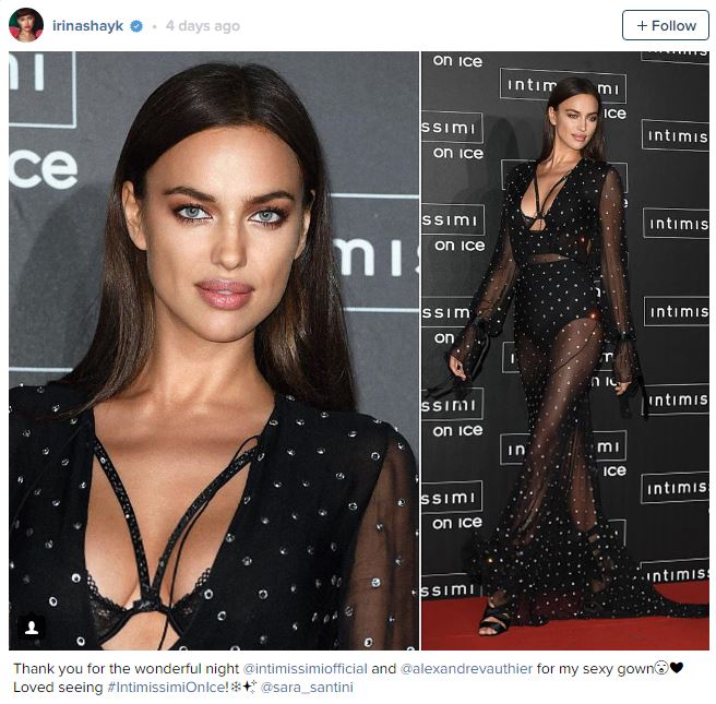  The first post Ronaldo liked of his ex Irina Shayk