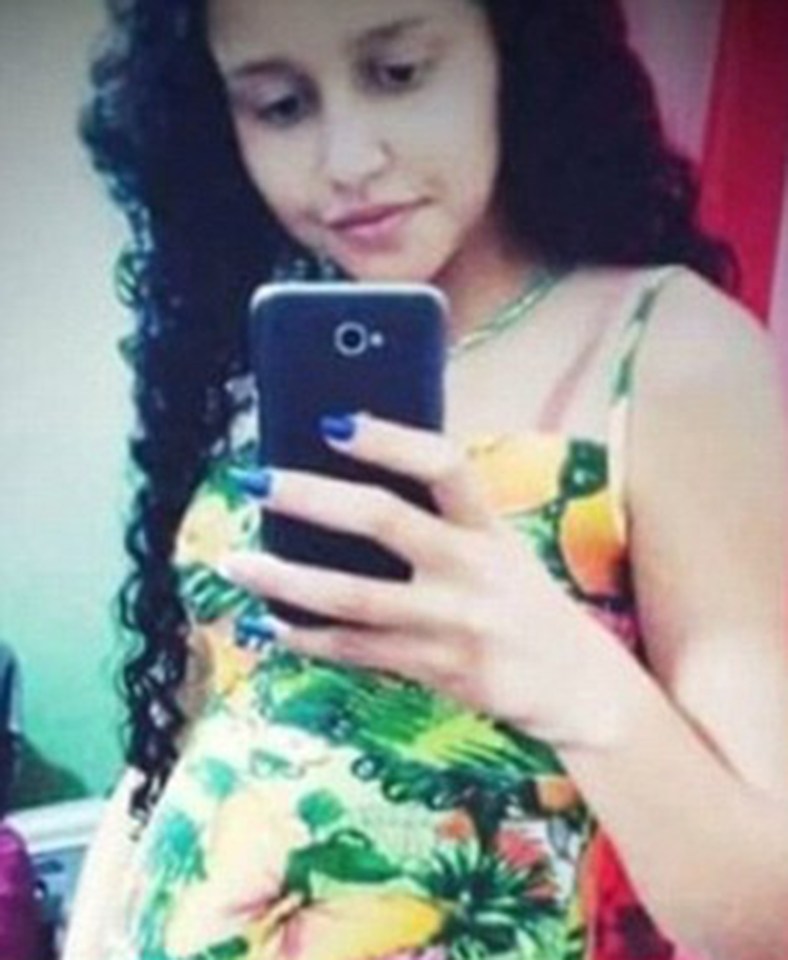  Teenage victim Valissia Fernandes de Jesus, 15, was killed in the brutal attack