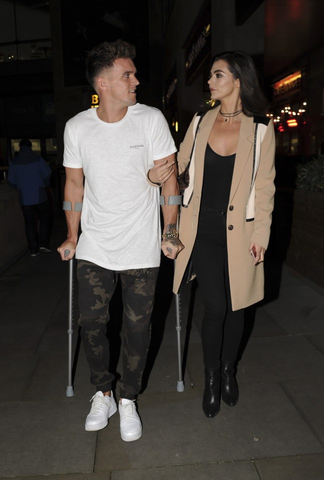  He was supported by model girlfriend Emma McVey