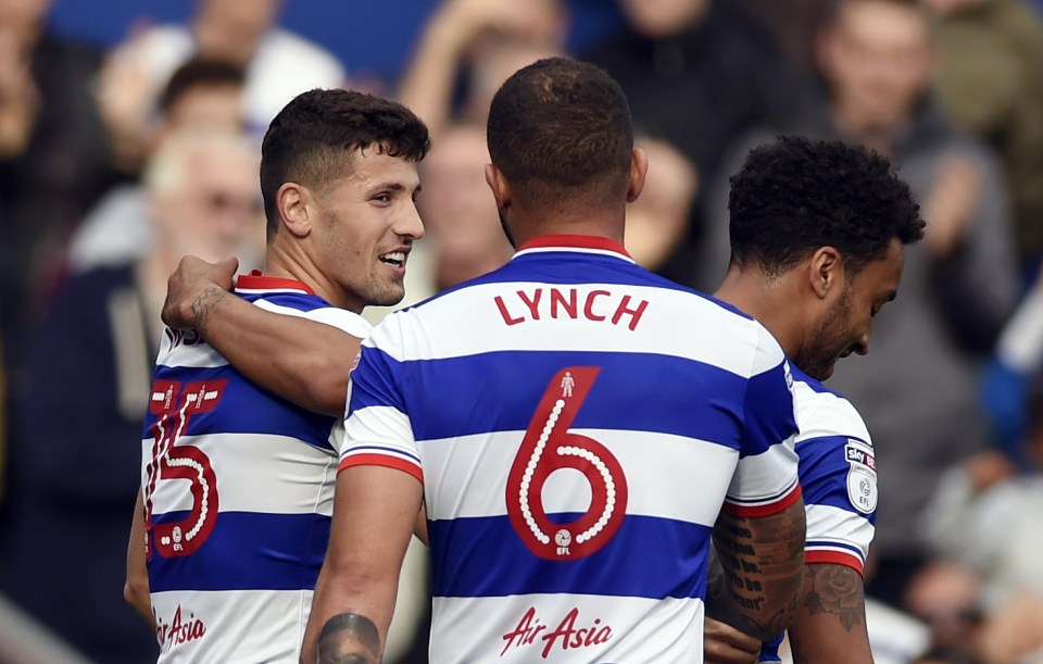  Pawel Wszolek, left, opened the scoring for QPR