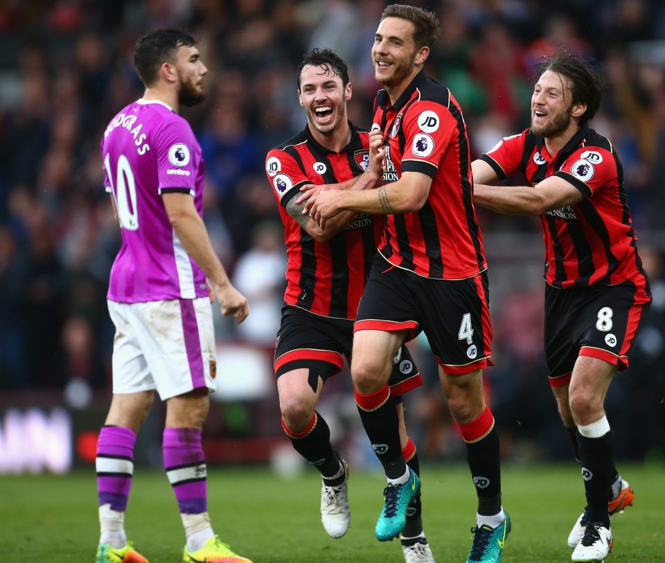  Bournemouth battered Hull last weekend