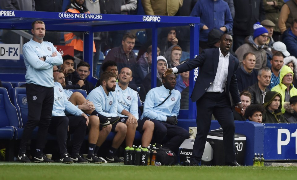  Jimmy Floyd Hasselbaink returned after his embarrassing involvement in he football corruption scandal