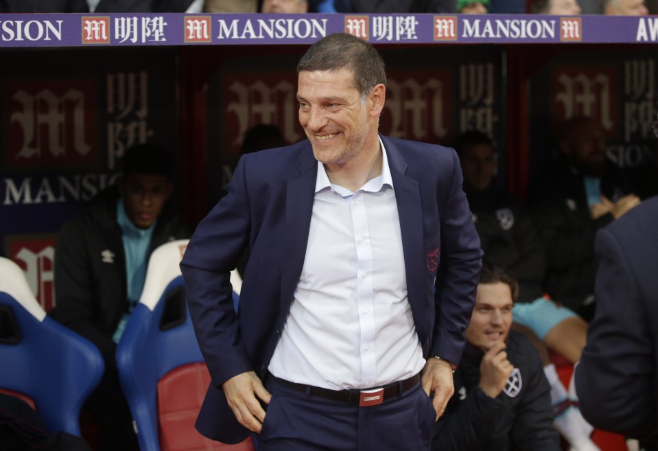  Slaven Bilic was smiling again after his team picked up three points against Palace