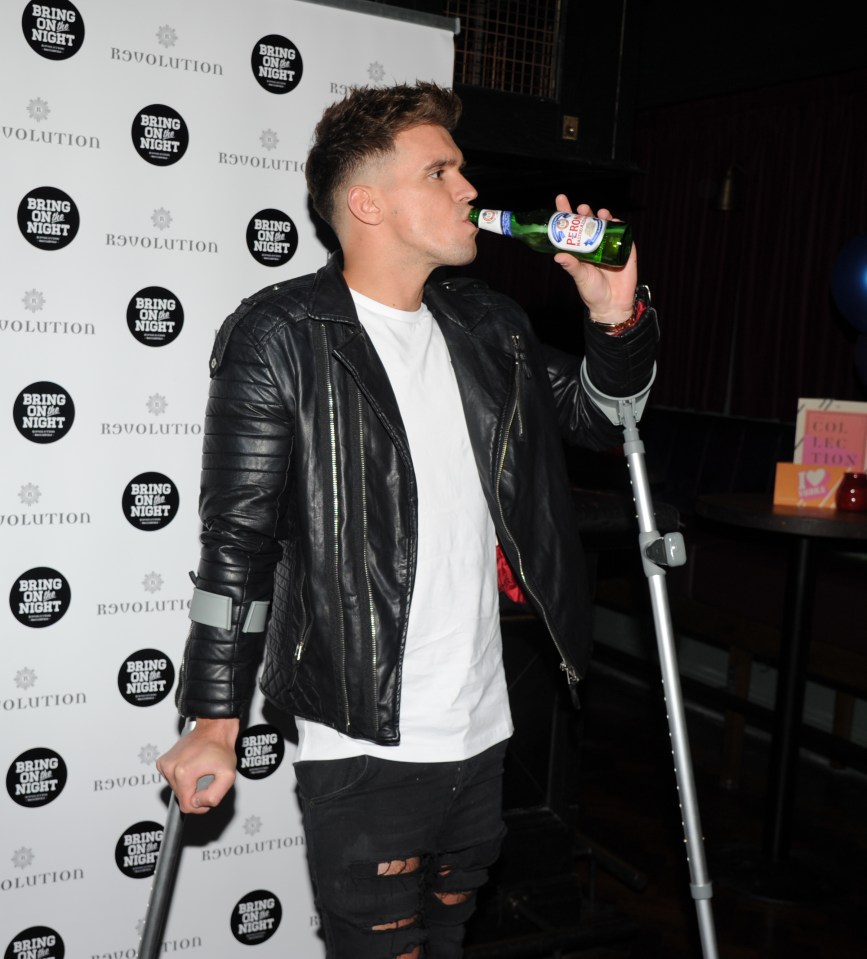  Gaz necked back a beer on arrival