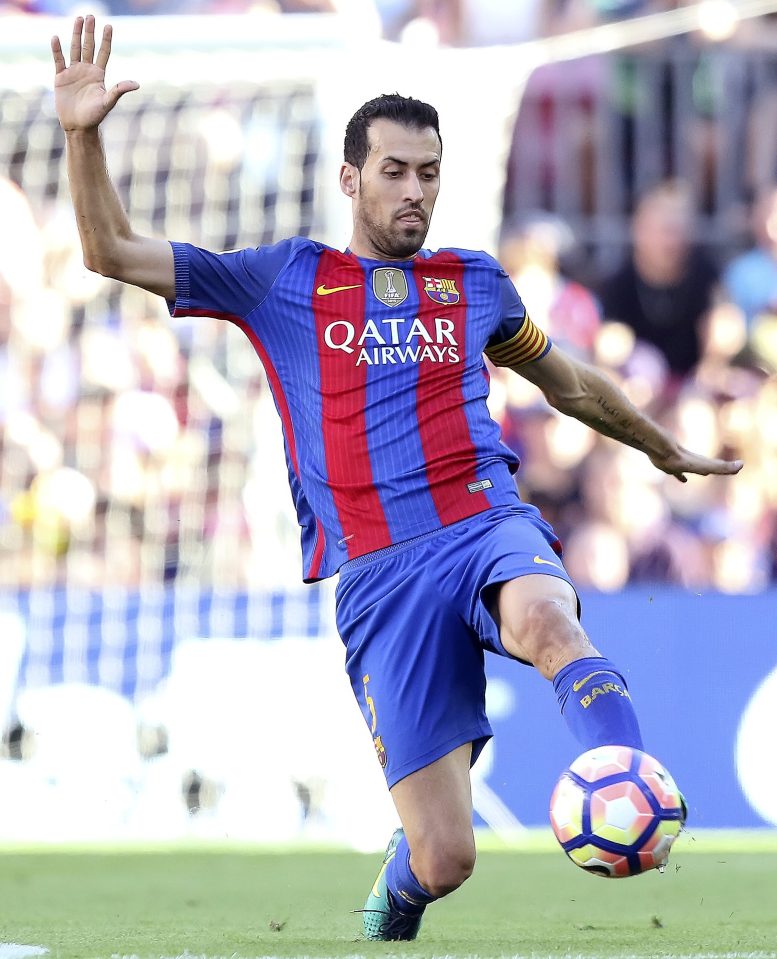  Sergio Busquets is highly regarded by Pep Guardiola