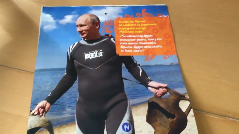  Among the more amusing is a snap of the 64-year-old donning a skin-tight lycra wetsuit